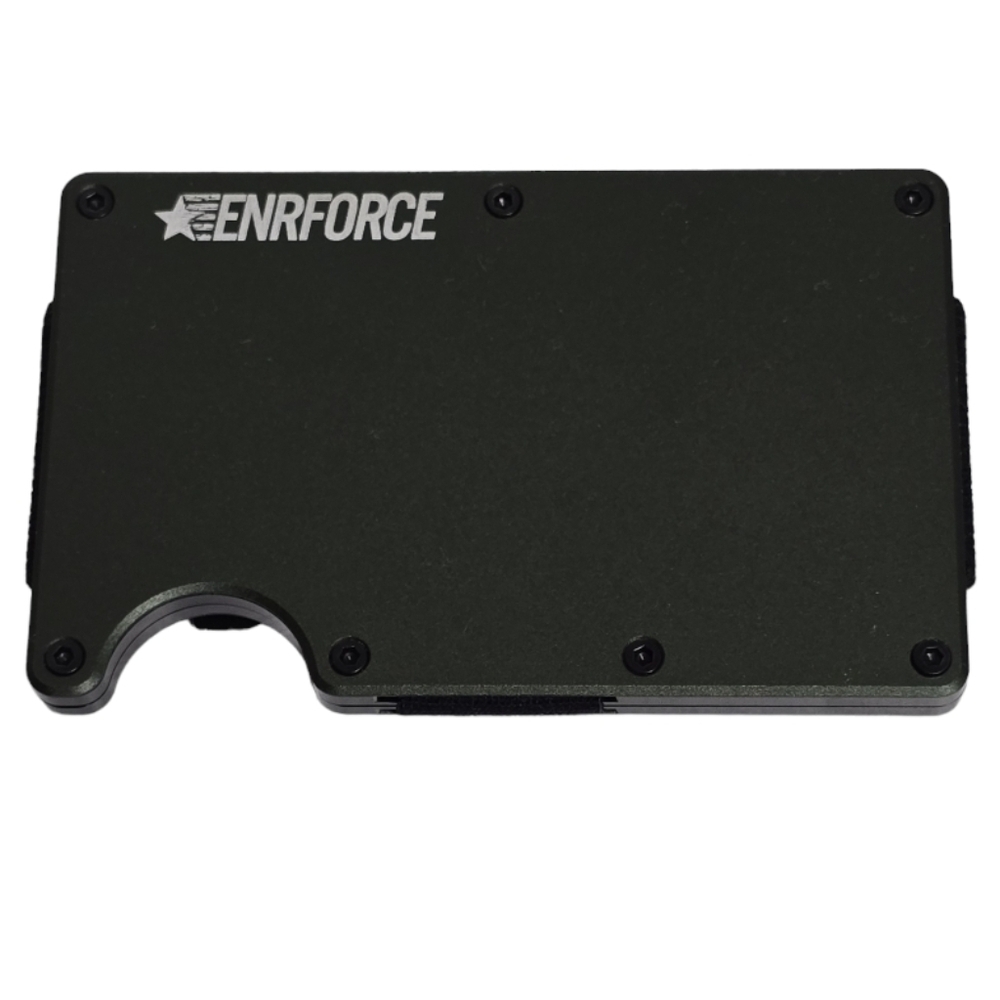 Enrforce metal wallet green